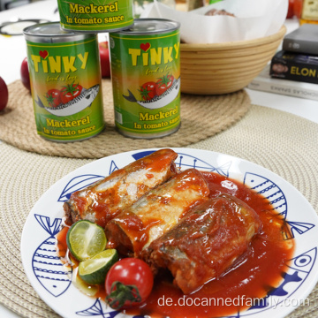 Docaned Food Nahrungsmittel Makrele in Tomatensauce